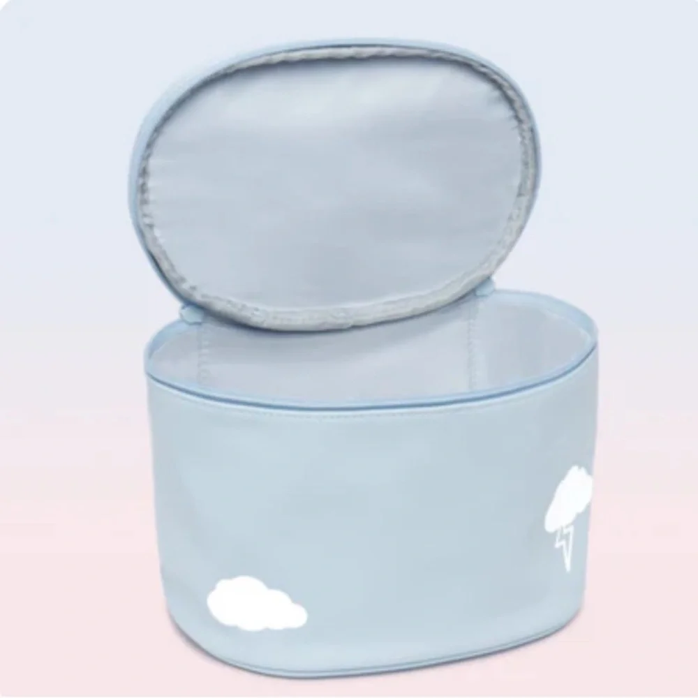 KYLIE COSMETICS Blue Cloud Cosmetic/Travel Bag